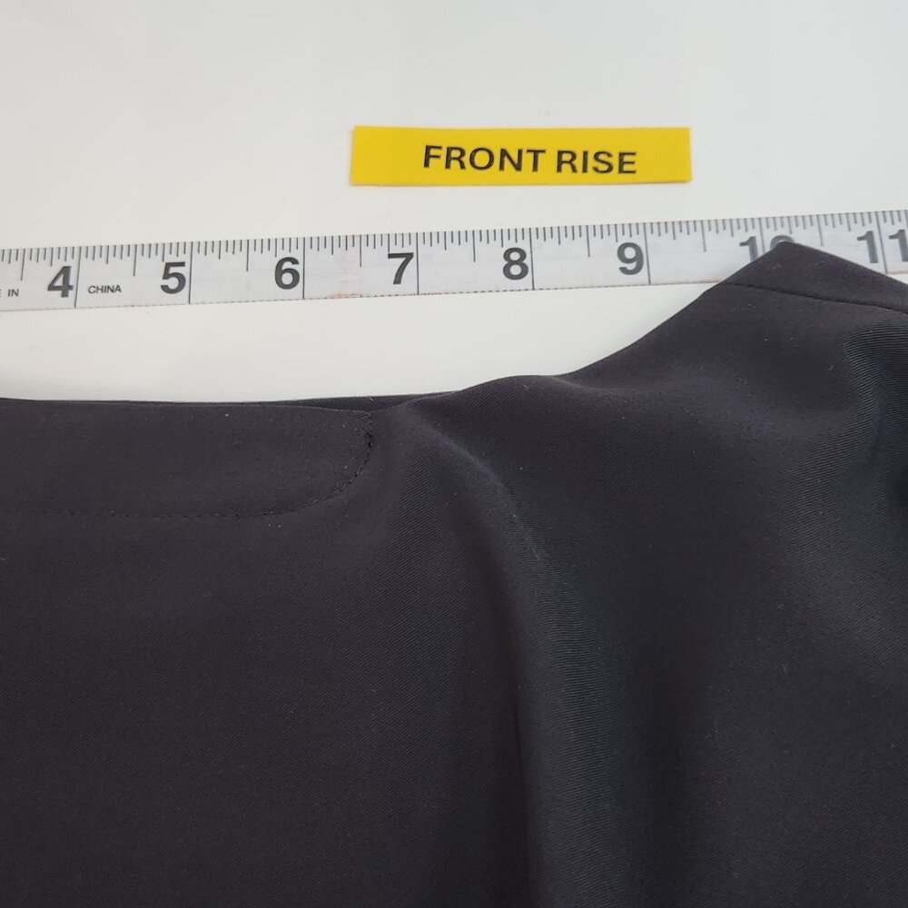 T Tahari Dress Pants Womens 8 Black Trousers Office Preppy Side Slits Office S08 - Picture 6 of 7